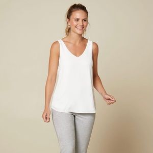 RW&Co Go-To’s Silky Crepe Wide-Strap Cami